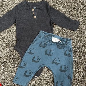 Zara Old Navy Baby Boy Outfit 3-6 Months